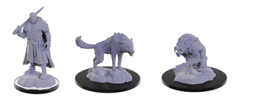 Loup Garou - Unpainted D&D Miniatures