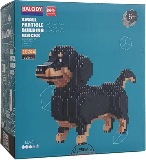 Teckel (klein) - NanoBlocks - 836 stukjes