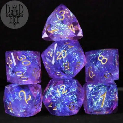 Crown Jewels: Imperial - Handmade Dice set - 7 stuks