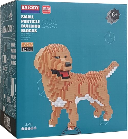 Golden Retriever - NanoBlocks - 824 stukjes