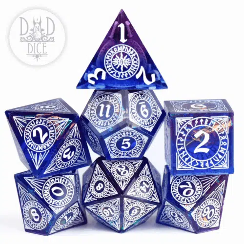 Helheim Hold - Handmade Dice set - 7 stuks