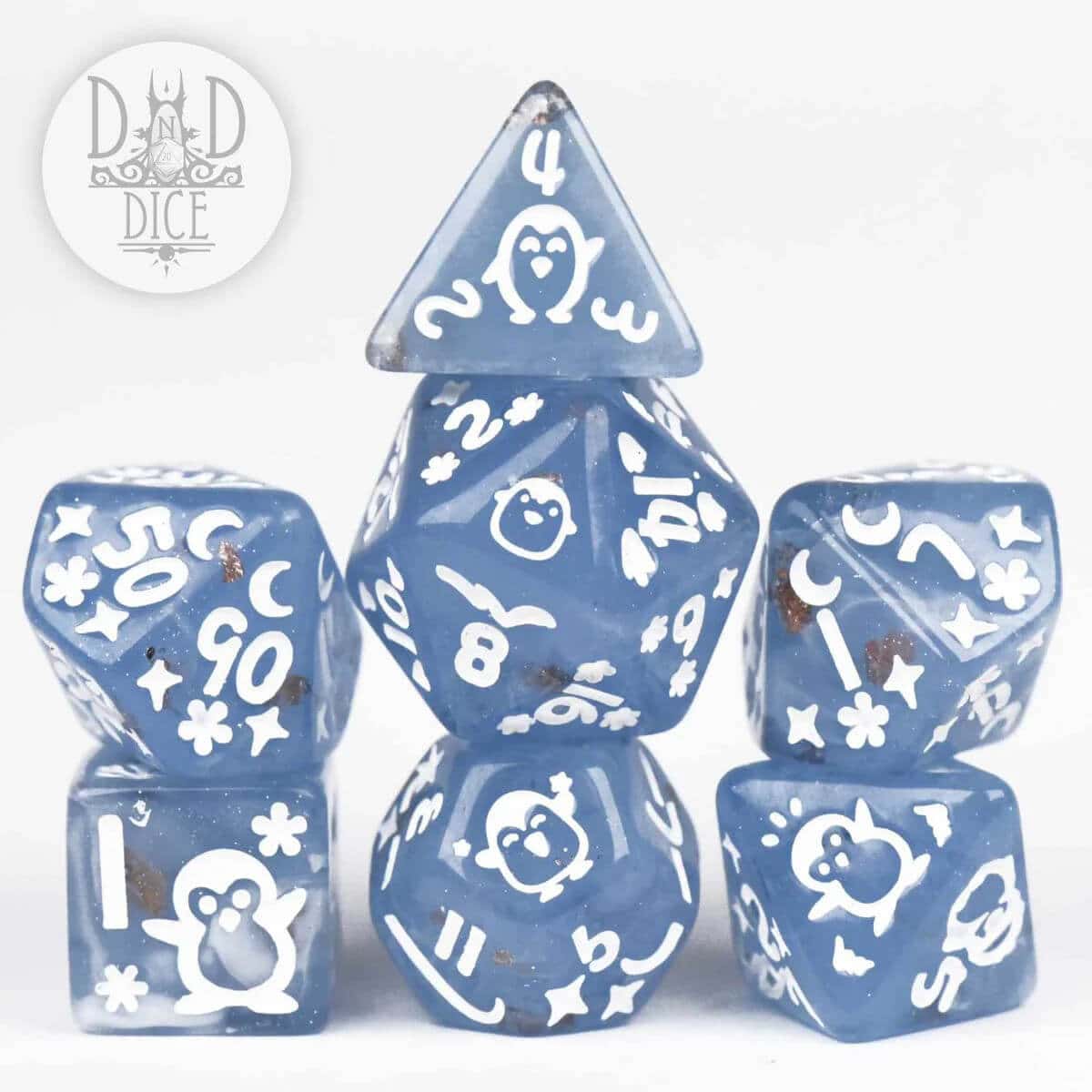 Penguin Plunge - Dice set - 7 stuks
