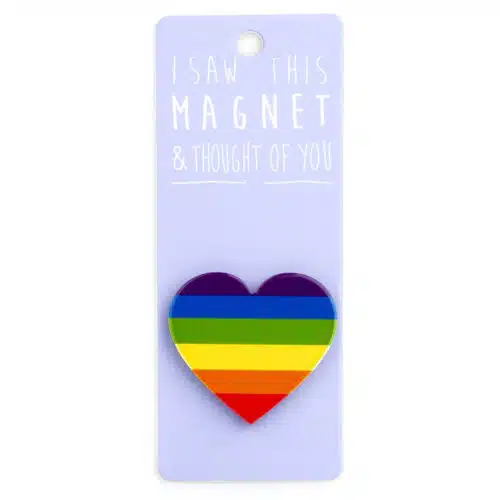 Rainbow heart - Magneet