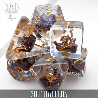 Ship Happens - Polyhedral Dice set - 7 stuks