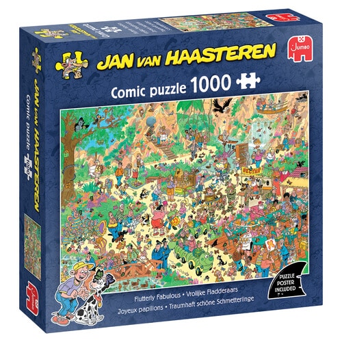 Vrolijke Fladderaars - Jan van Haasteren - 1000 stukken puzzel
