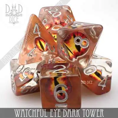 Watchful Eye: Dark Tower - Dice set - 7 stuks