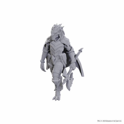 Dragonborn of Tiamat - Unpainted D&D Miniatures