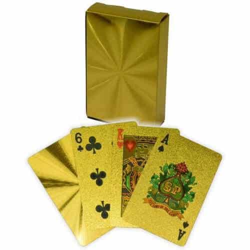 Goud - 100% Kunststof - Speelkaarten