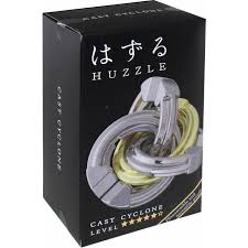 Mini Huzzle Cast Puzzle - Cyclone (5) - Silver