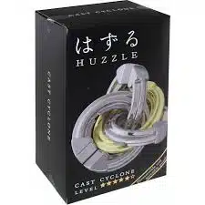 Mini Huzzle Cast Puzzle - Cyclone (5) - Silver
