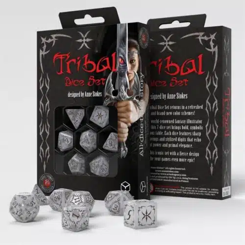 Pearl & Brown - Tribal Dice Set - 7 stuks