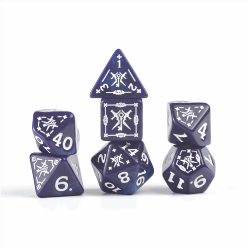 Rogue Purple - D&D Adventure Dice set - 15 stuks
