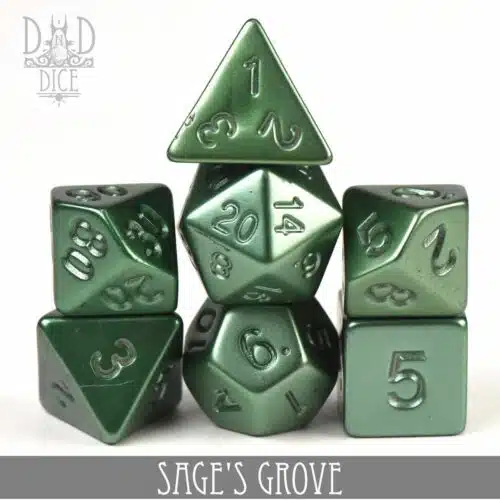 Sage's Grove - Dice set - 7 stuks