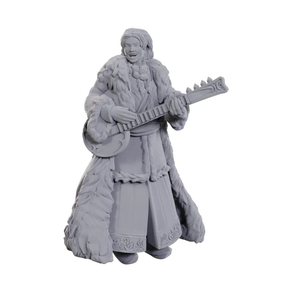 Ansalon, Human Bard - Unpainted D&D Miniatures