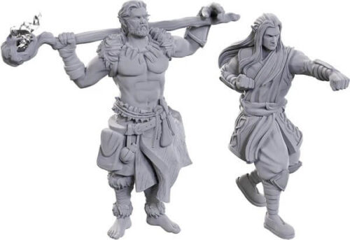 Archdruid & Martial Arts Adept - D&D Unpainted Miniatures