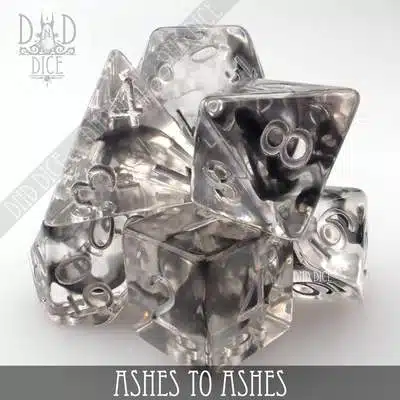 Ashes to Ashes - Dice set - 7 stuks