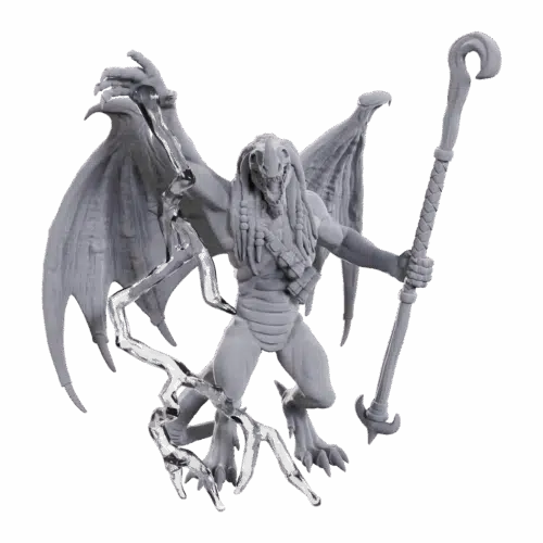 Blue Abishai - D&D Unpainted Miniatures