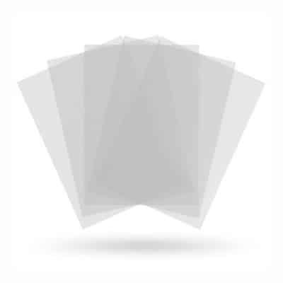Clear - Matte Sleeves - 100 stuks