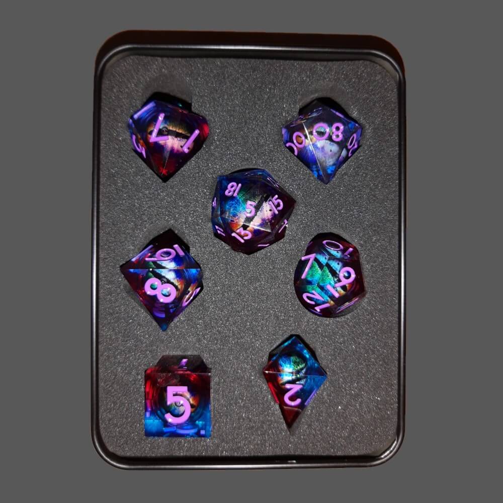 Curseborn Iris - Grunk's Dice Set - 7 stuks