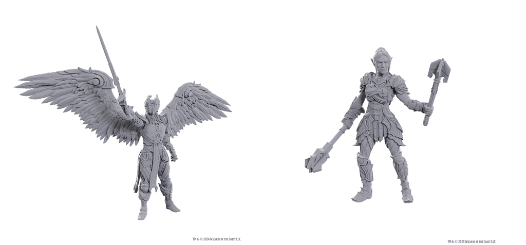 Dame Aylin & Minthara - Unpainted D&D Miniatures Special Edition Baldur's Gate 3