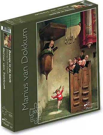 Dansje in de Kerk - 500 stukken puzzel - Marius van Dokkum