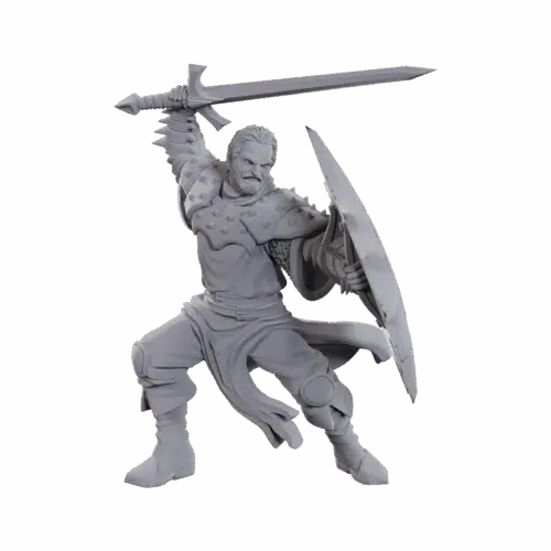 Dragon Army Soldier - Unpainted D&D Miniatures