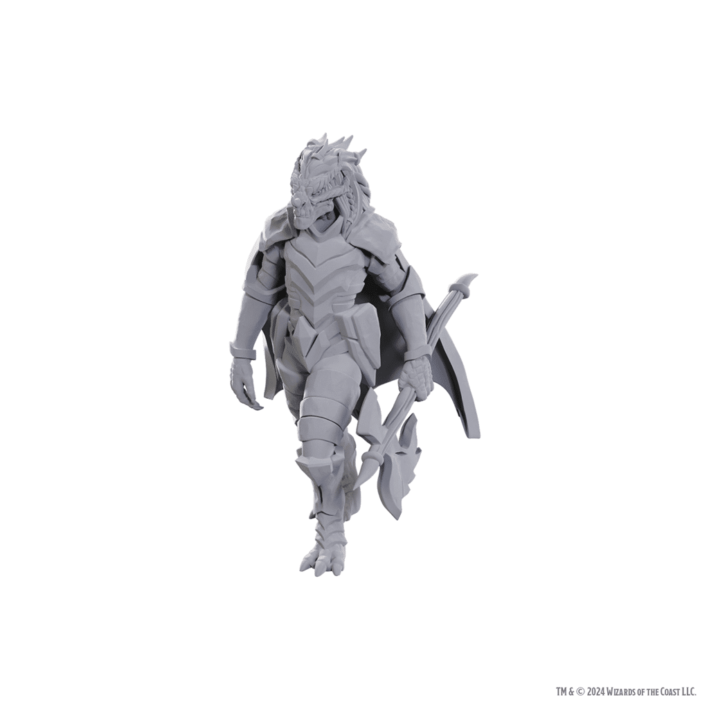 Dragonborn of Tiamat - Unpainted D&D Miniatures