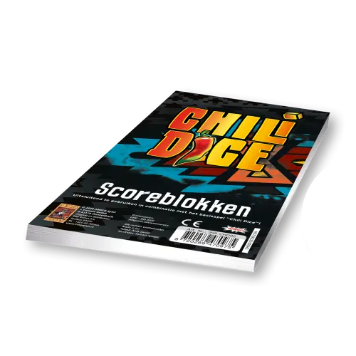 Drie extra Scoreblokken - Chili Dice