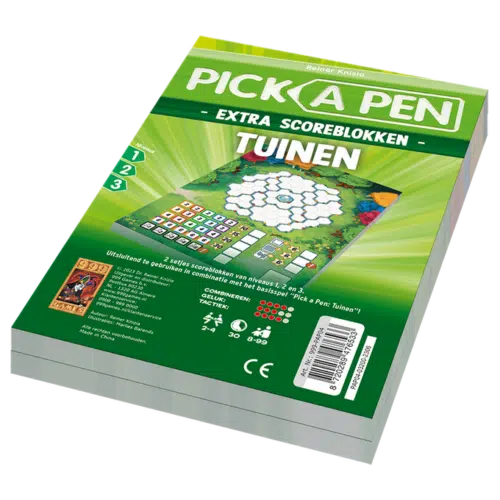 Extra Scoreblokken - Pick A Pen: Tuinen