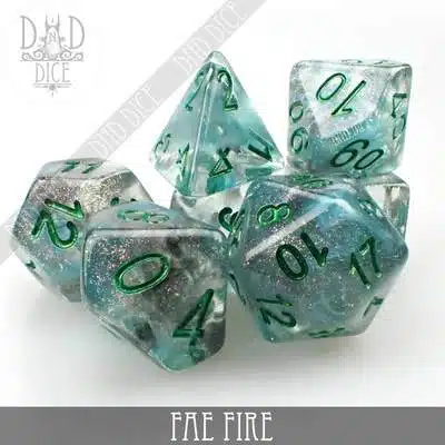 Fae Fire - Dice set - 7 stuks