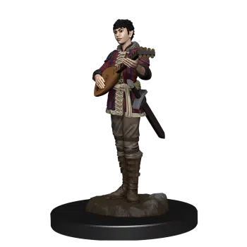 Female Half Elf Bard - Painted D&D Miniatures