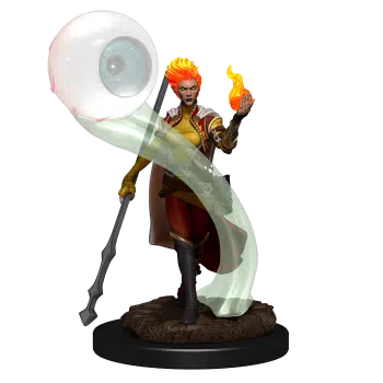Fire Genasi Wizard - Premium D&D Figure
