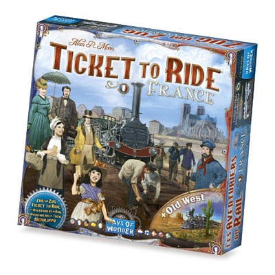 France/Old West - Ticket to Ride Uitbreiding