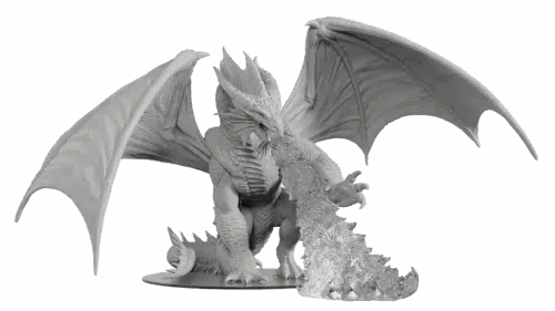 Gargantuan Bahamut - D&D Unpainted Miniature