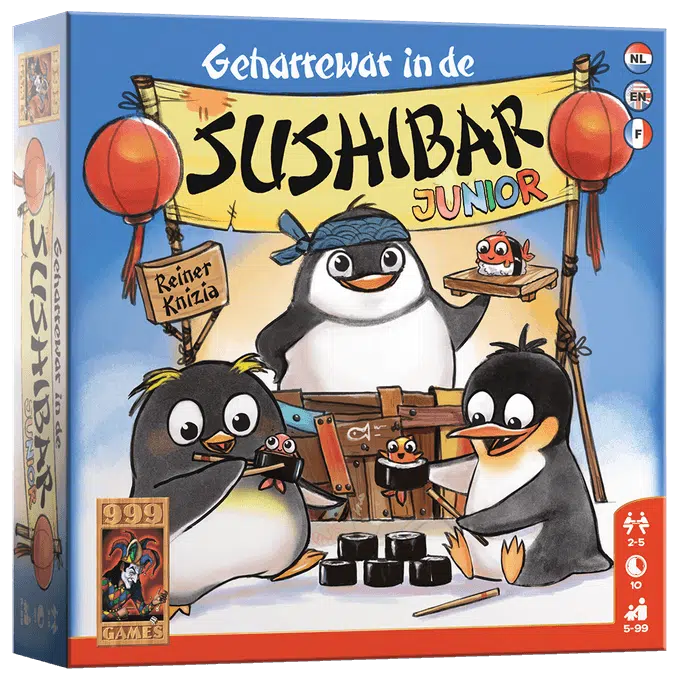 Geharrewar in de Sushibar Junior