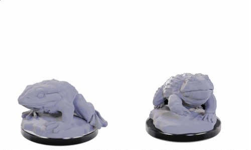 Giant Frogs - Unpainted D&D Miniatures