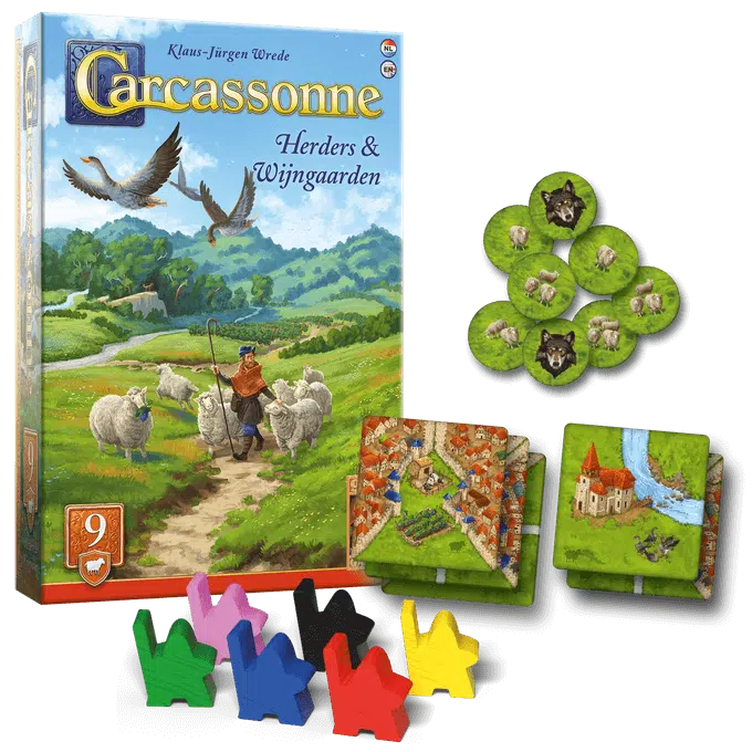 Herders & Wijngaarden - Carcassonne Uitbreiding 9