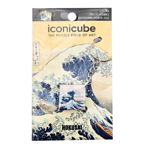 Hokusai - Iconicube - Mini Keychain