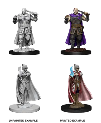 Human Ranger & Moon Elf Sorcerer - Unpainted D&D Miniatures