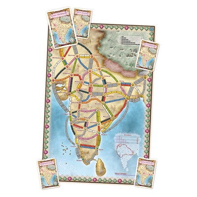 India & Switzerland (Map Coll. #2) - Ticket to Ride Uitbreiding