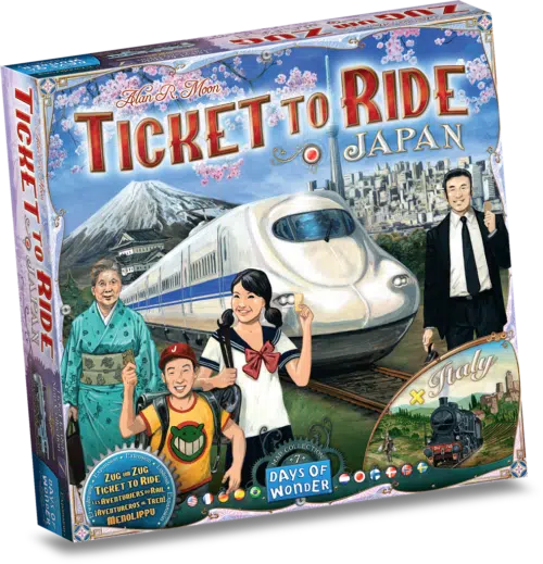 Japan + Italy - Ticket to Ride Uitbreiding