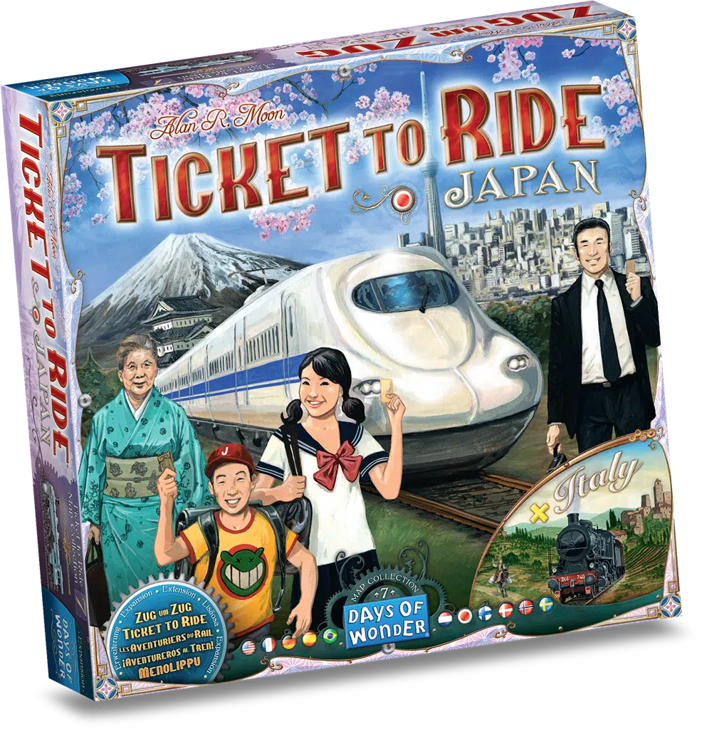 Japan + Italy - Ticket to Ride Uitbreiding