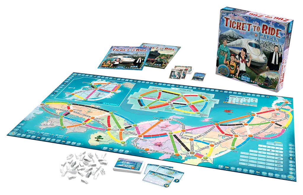 Japan + Italy - Ticket to Ride Uitbreiding