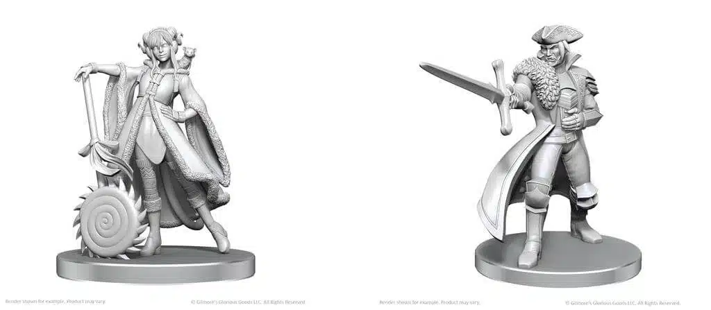 Jester Lavorre & Fjord Stone - Critical Role Unpainted Miniatures