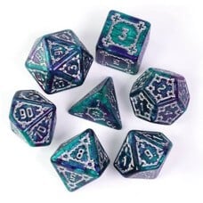 Kasteel Groen/Paars - Jumbo Dice set - 7 stuks