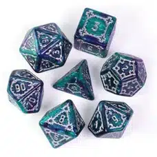 Kasteel Groen/Paars - Jumbo Dice set - 7 stuks