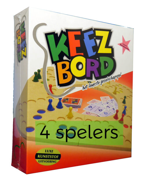 Keezbord kunststof 4 spelers