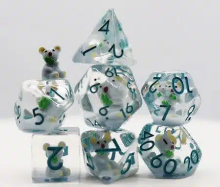 Koala - Dice set - 7 stuks