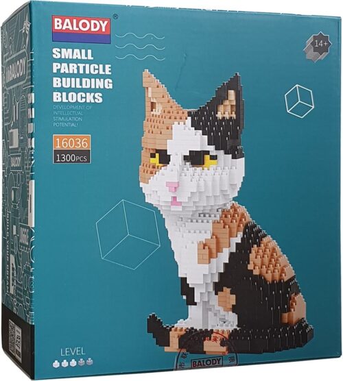 Lapjeskat - NanoBlocks - 1300 stukjes