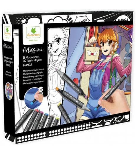 Layout and Markers Manga - Girl